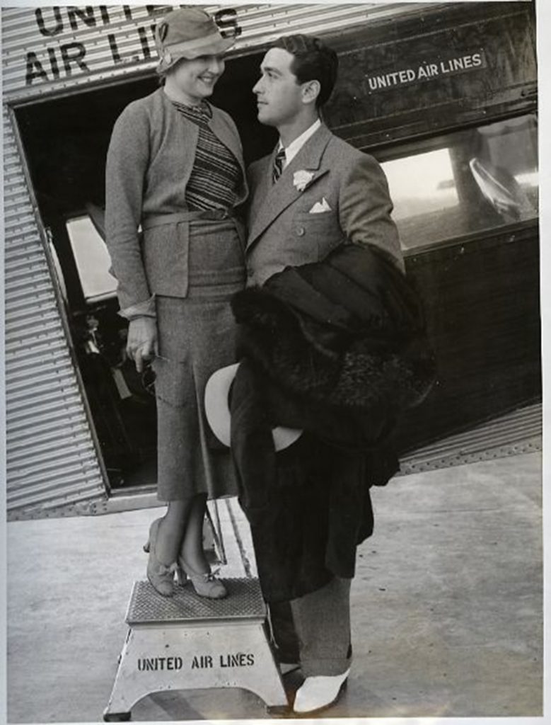 Thelma Todd au temps de l'amour avec son ex-mari Pat di Cicco dit Sicko, le fou.